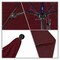 California Umbrella 9' Black Aluminum Market Patio Umbrella, Pacifica Burgundy 194061335888 - alternate 3
